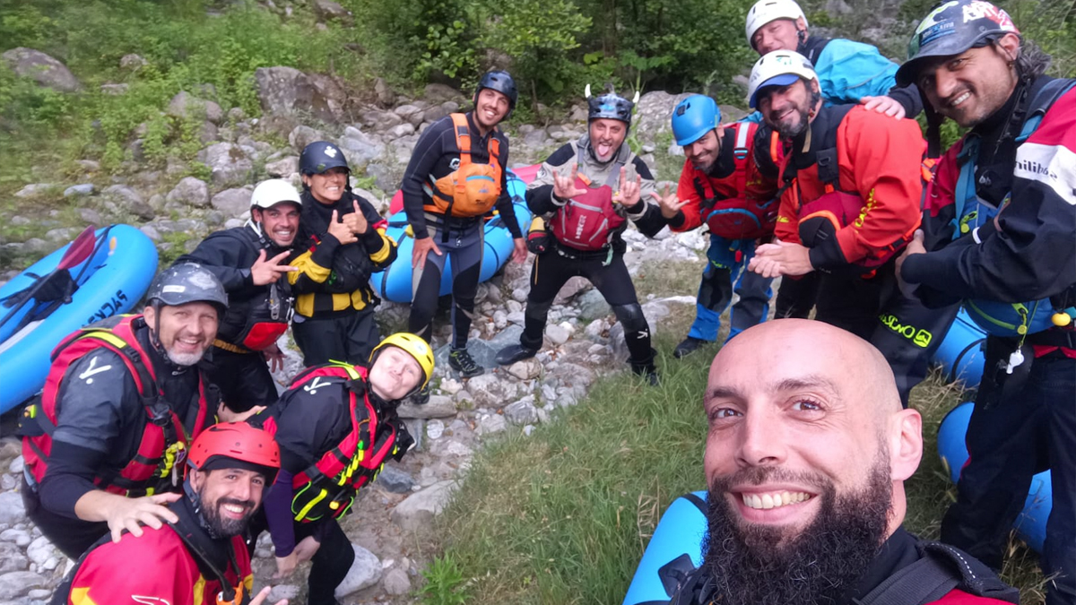 Corso di safety kayak sul Noce e di packraft sul Lao